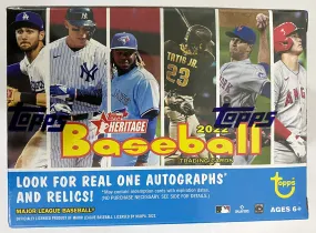 2022 Topps Heritage Baseball MLB Blaster Box #10645