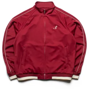 Awake NY Star 'A' Embroidered Track Jacket - Merlot