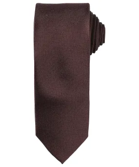 Brown - Micro waffle tie