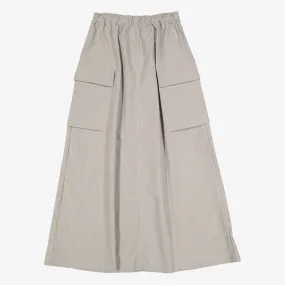 Cord Cargo Maxi Skirt - Earth