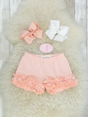 Cotton Icing Shorts - Peach