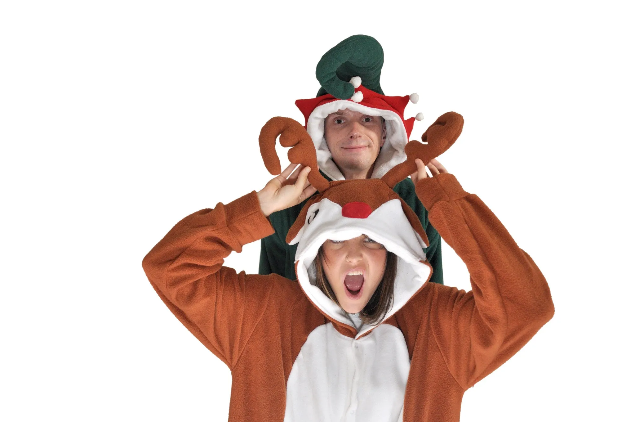 Elf Onesie (green/white)