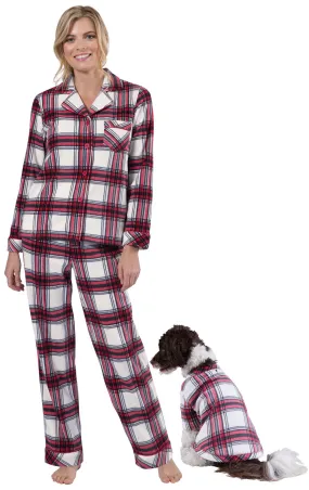 Fireside Fleece Plaid Matching Pet & Owner Pajamas