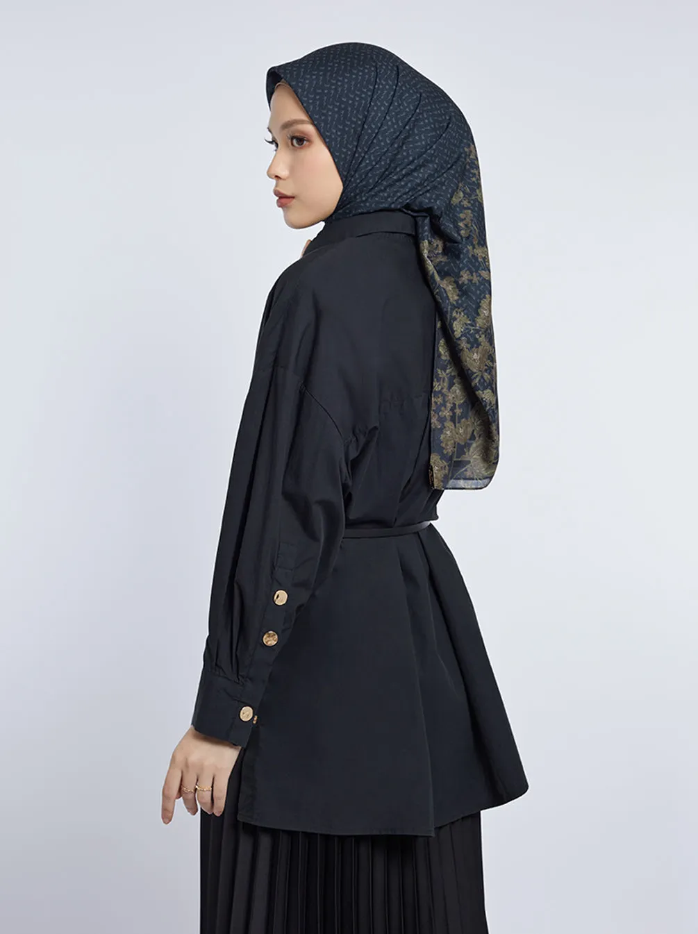 GALE TOP PLAIN BLACK