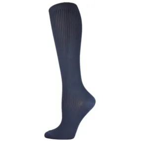 Girl's Uniform Knee Highs, Ladies Knee-High Bamboo Ribbed Legwear (2-Pair Pack)