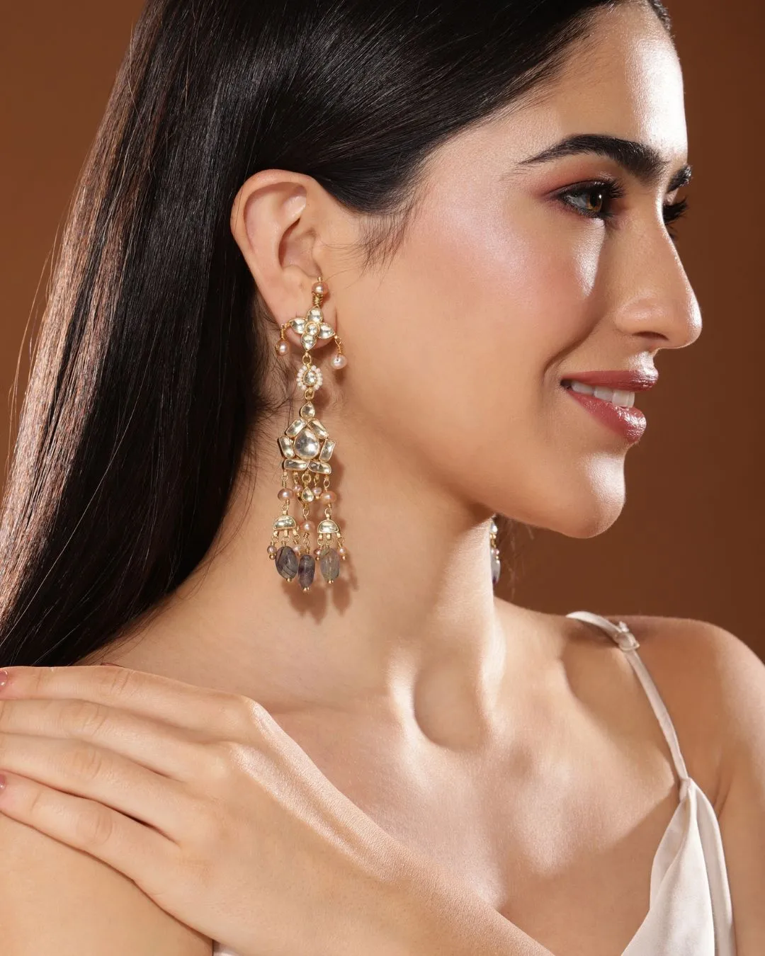 Hemera Mini Kamal Earrings