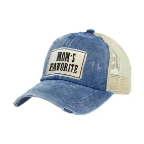 Mom's Favorite - Vintage Distressed Trucker Adult Hat