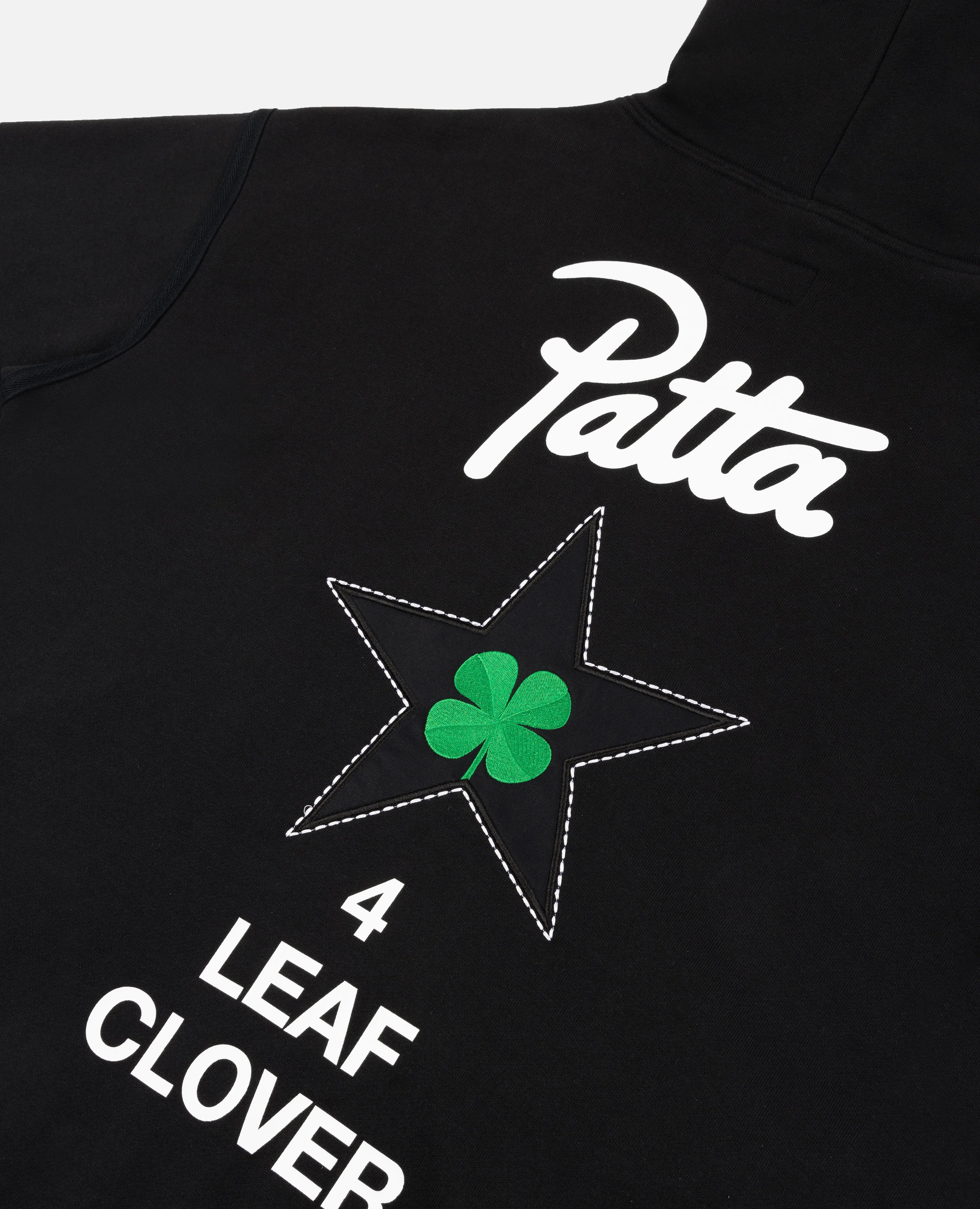 Patta x Converse 4 Leaf Clover Hooded Sweater (Black)