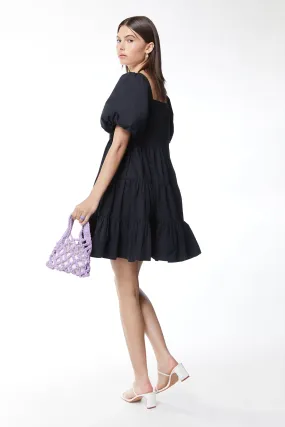 PUFF SLEEVE DRESS