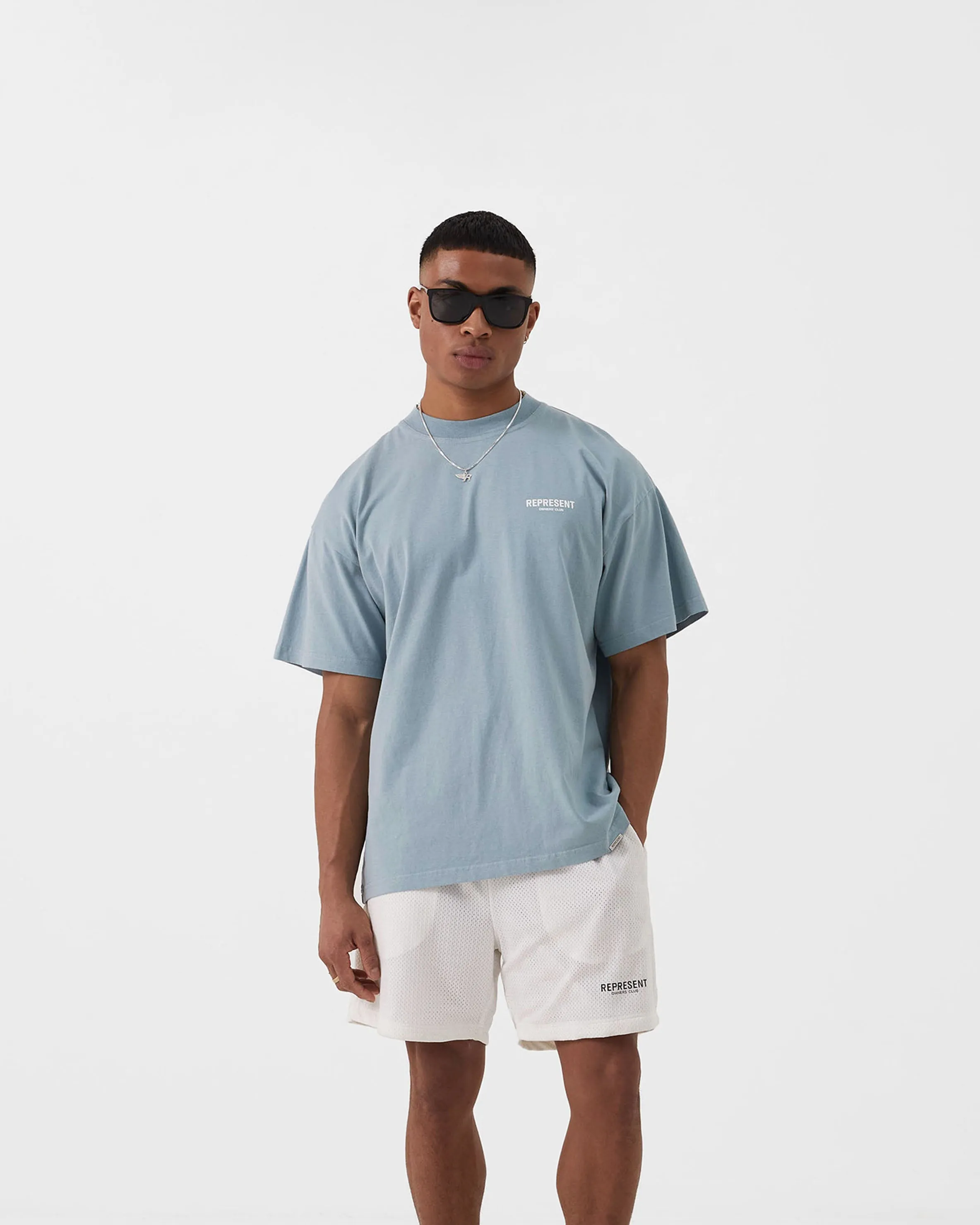 Represent Owners Club T-Shirt - Powder Blue