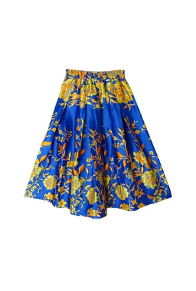 SAMPLE - Polly Party Skirt - Royal Brocade