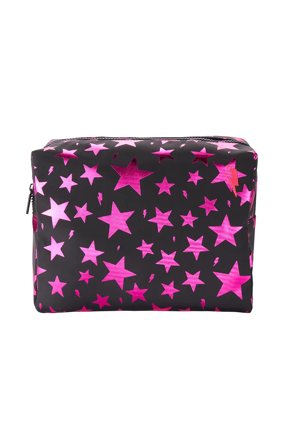 Scamp & Dude x Adeola Gboyega Black with Pink Foil Star Large Swag Bag