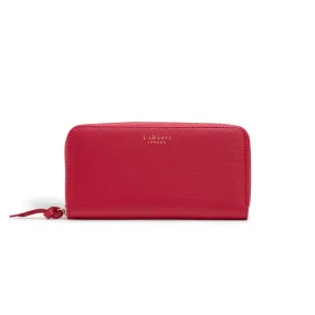 Serene Fushia Vegan Zip Around Wallet