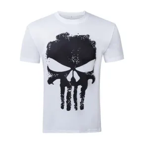 Short Sleeve PUNISHER T-Shirt for Men (Blue/White/Black)