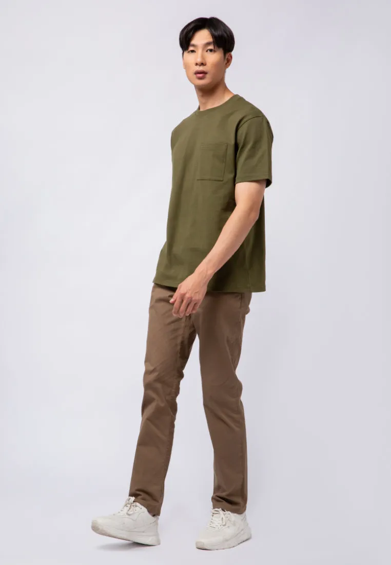 Short Sleeve T-shirt with Square Pocket