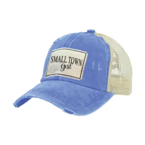 Small Town Girl - Vintage Distressed Trucker Adult Hat