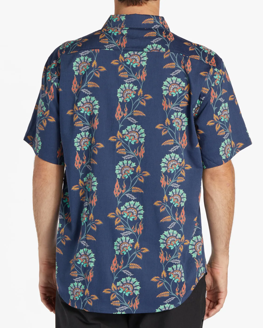 Sundays Short Sleeve Shirt - Dark Blue