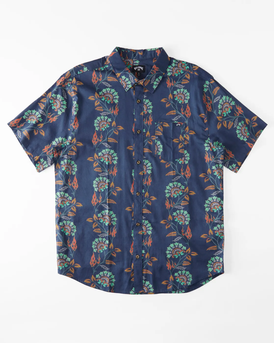 Sundays Short Sleeve Shirt - Dark Blue